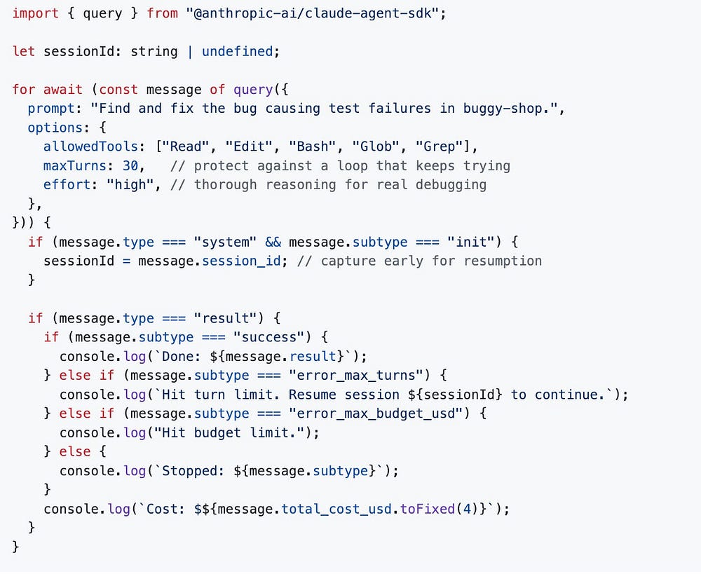 TypeScript result handling code
