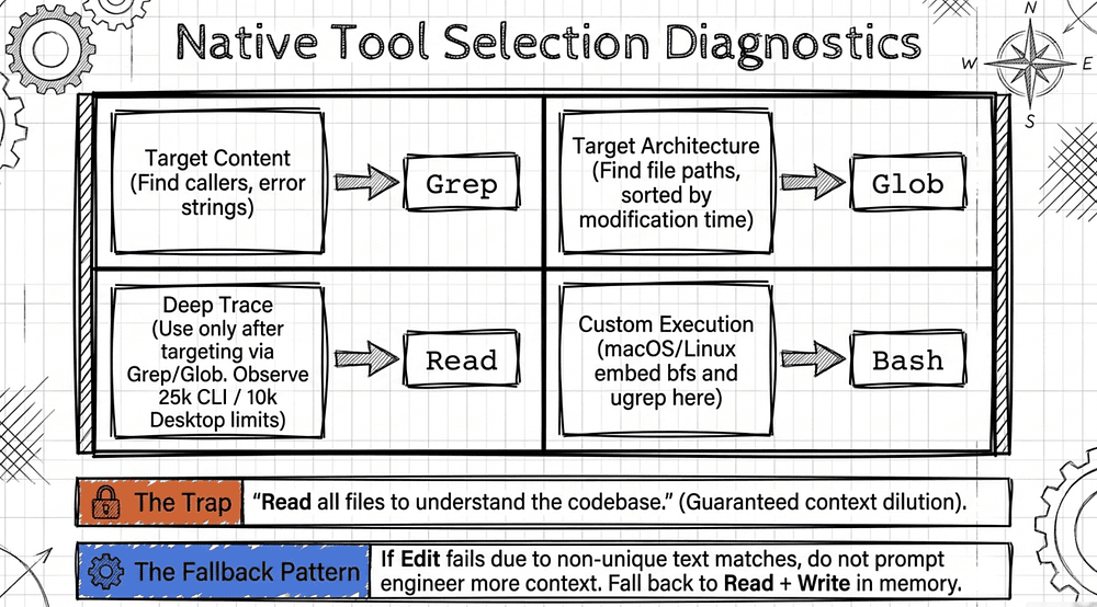 Claude Certified Architect (CCA-F) Exam Prep — Native Tool Selection