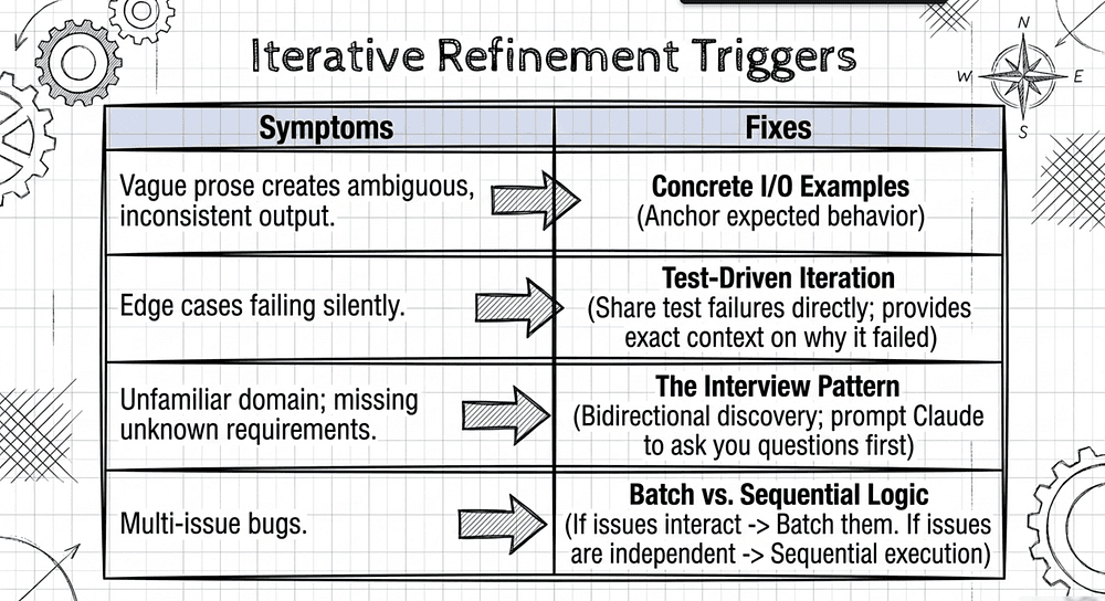 Claude Certified Architect (CCA-F) Exam Prep — Iterative Refinement Triggers