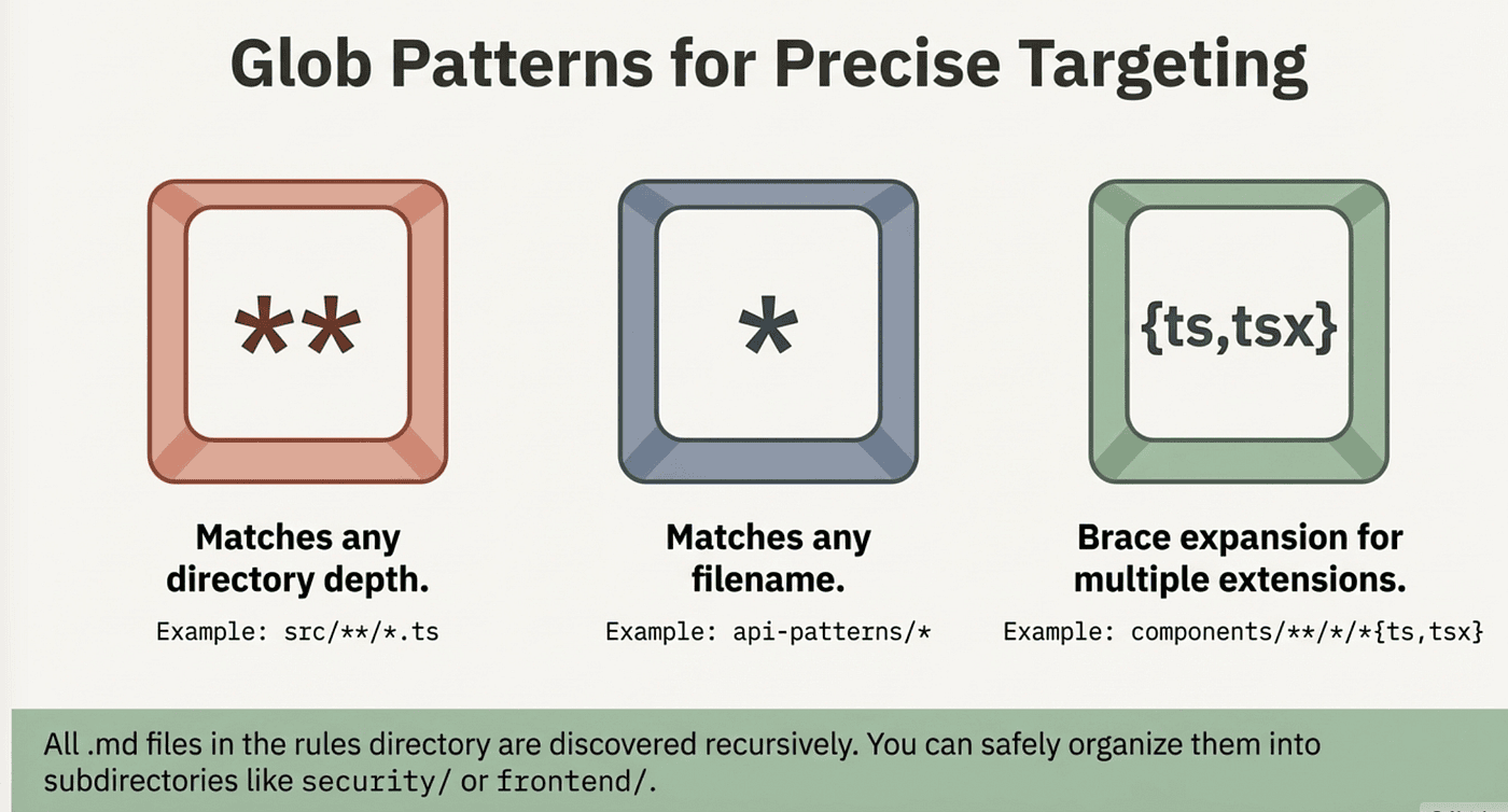 Glob Patterns for Precise Targeting
