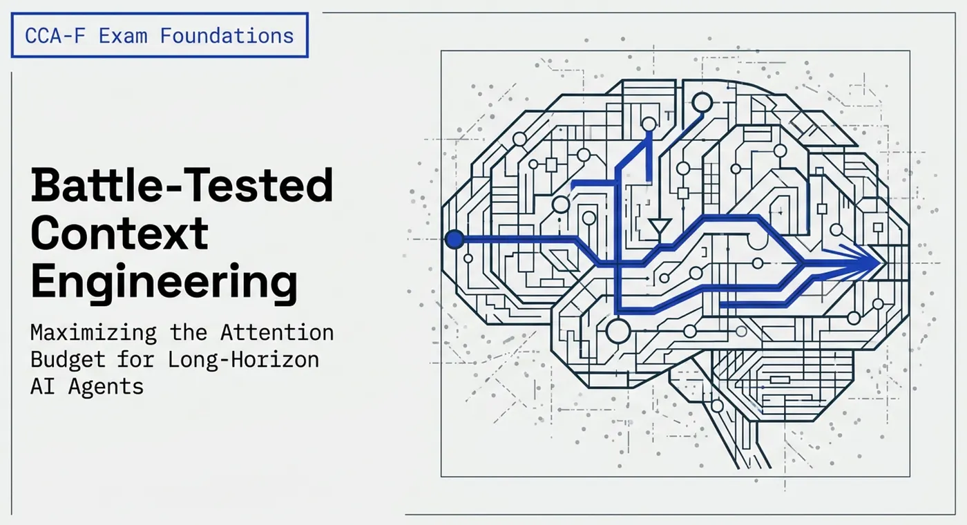 CCA-F Exam Part 3: Battle-Tested Context Engineering for Long-Horizon AI Agents