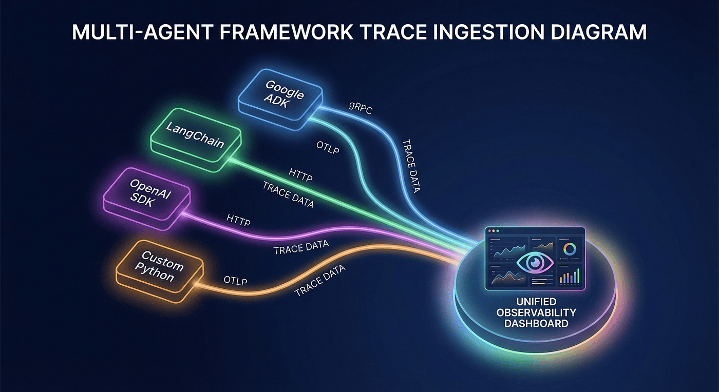 Multi-Framework Tracing Architecture