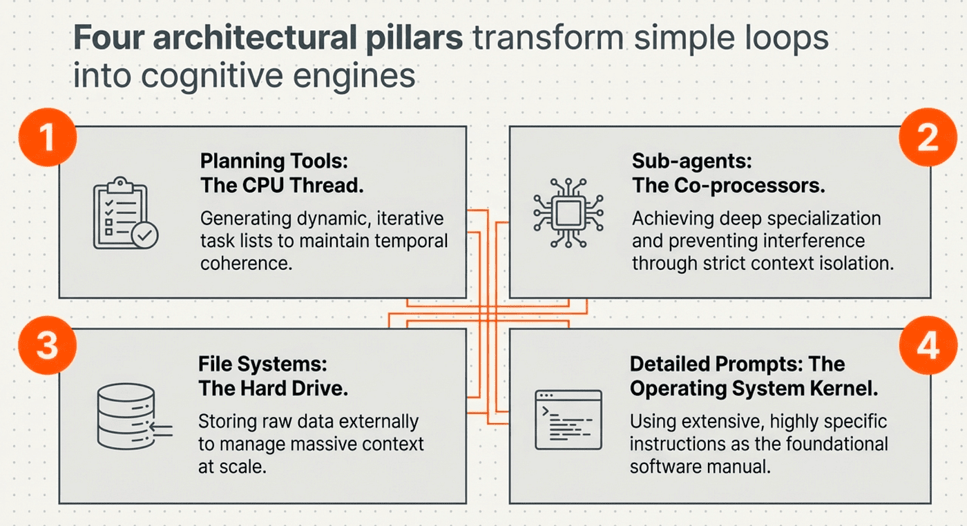 Four Architectural Pillars of Deep Agents