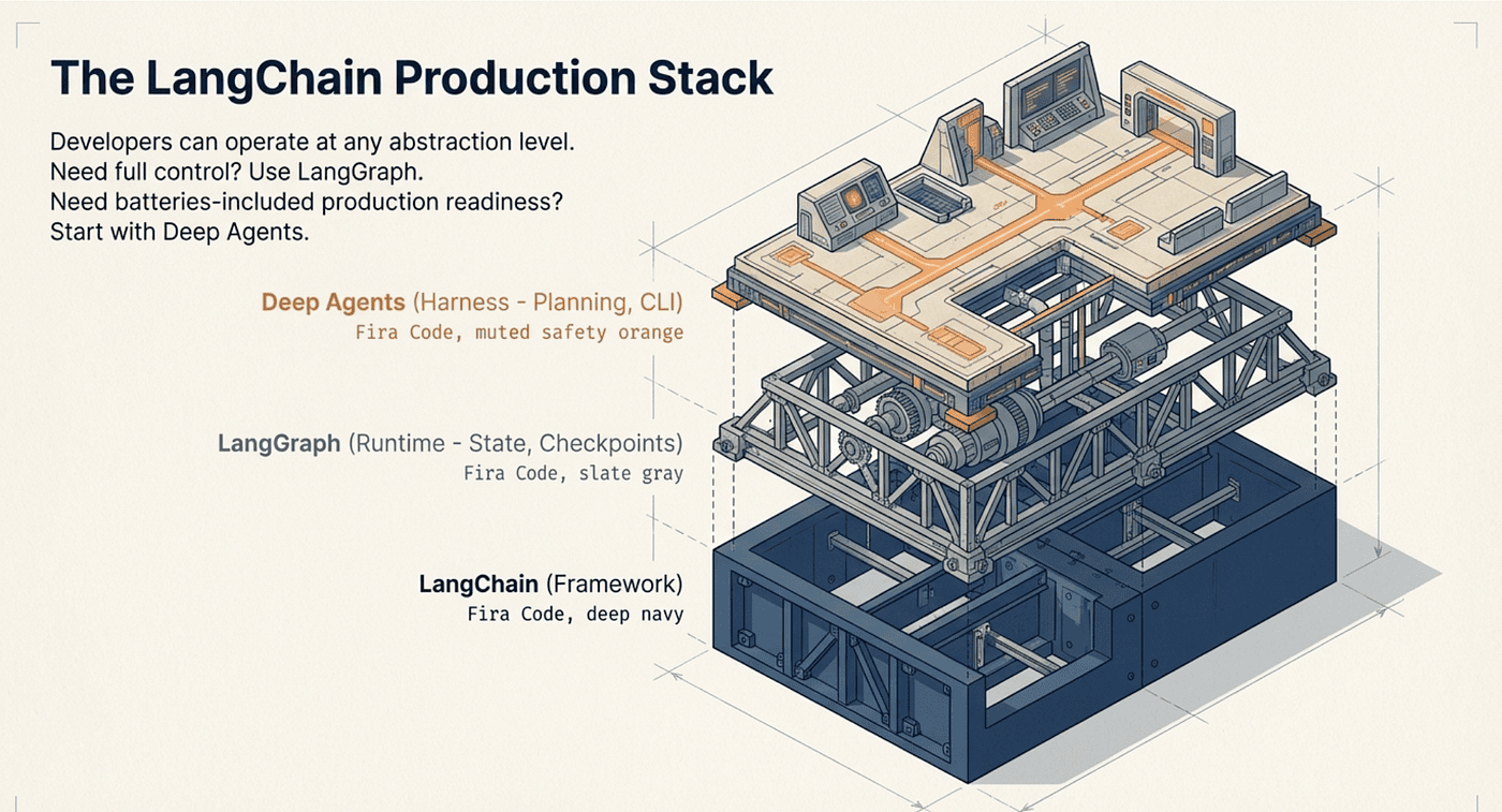 LangChain DeepAgent: Production Stack with Harness Engineering