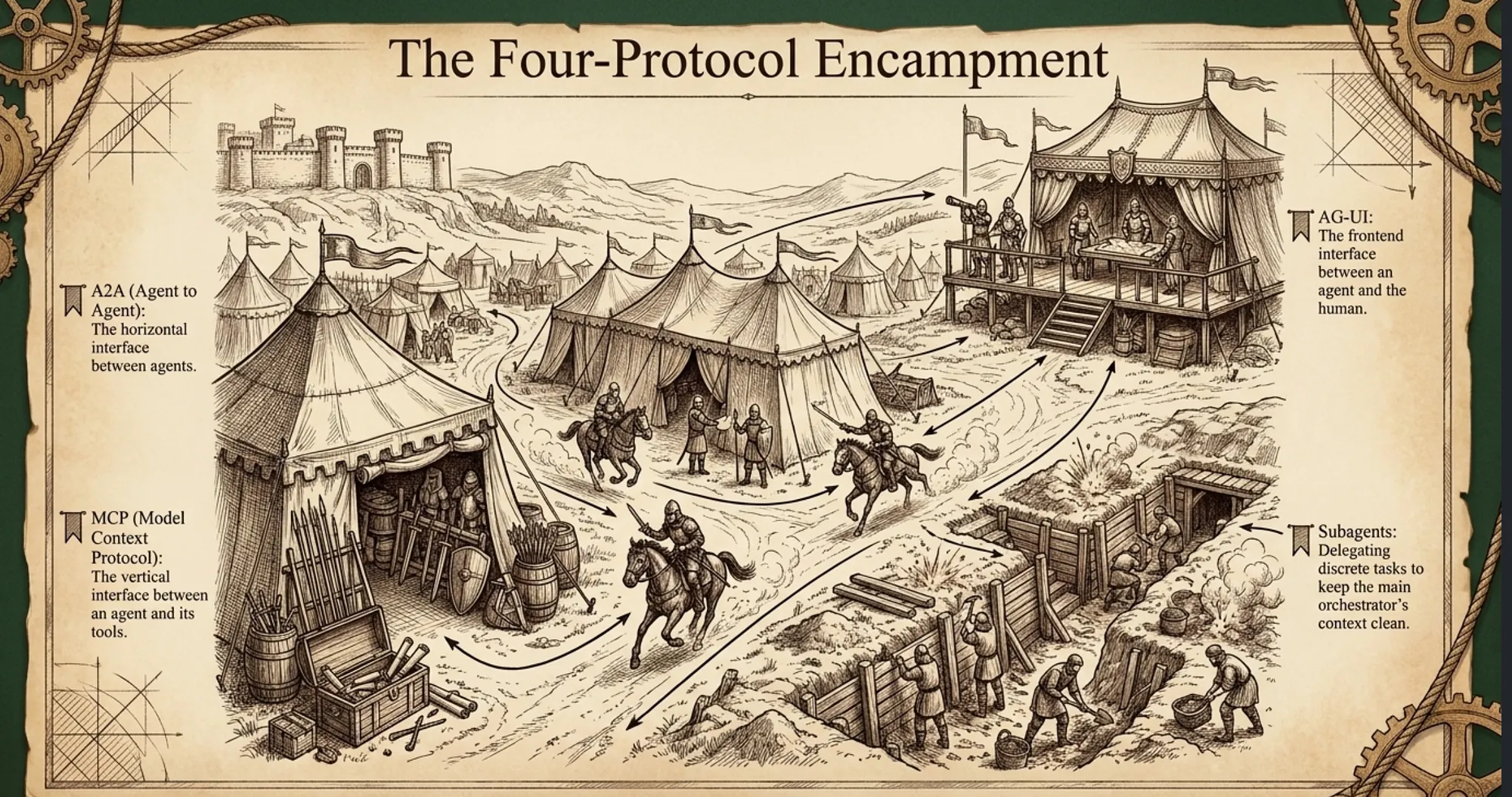 Harness Engineering: Four Protocol Encampment