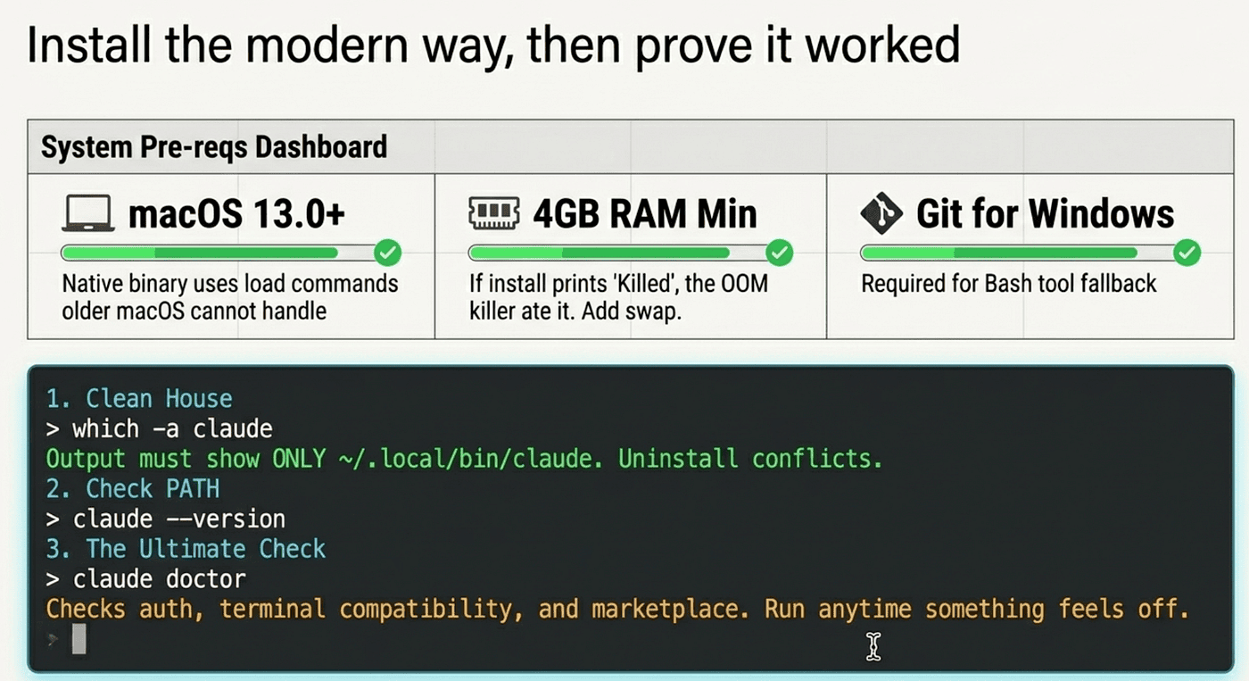 Conflicting installs detection